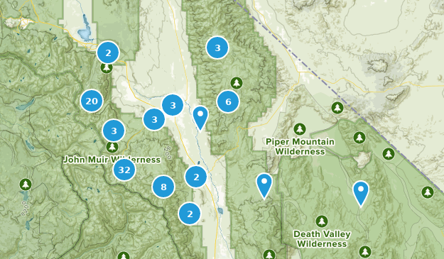 Bishop, California Map