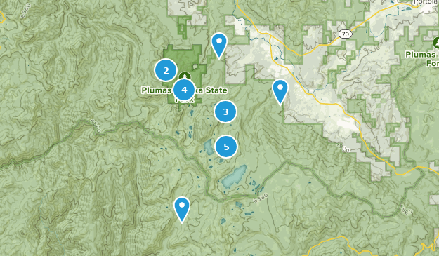 Blairsden Graeagle, Californie Map