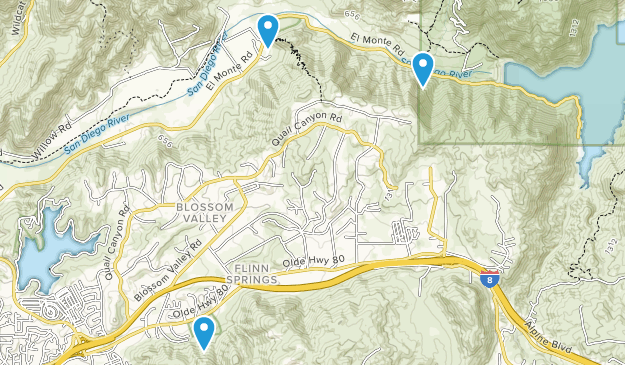 Blossom Valley, California Map