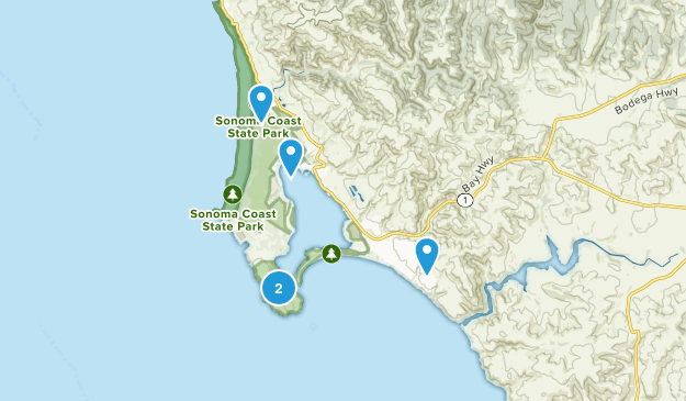 Bodega Bay, California Map