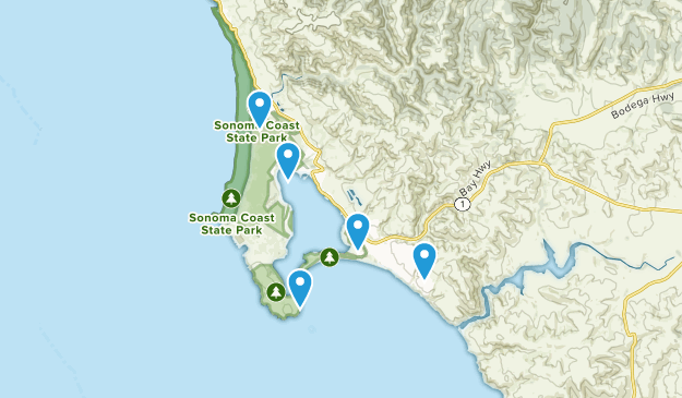 Bodega Bay, California Map