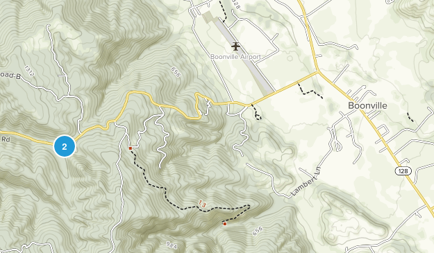 Boonville, California Map