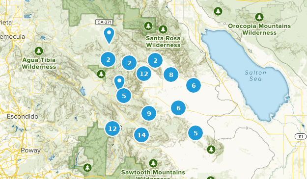 Borrego Springs, California Map