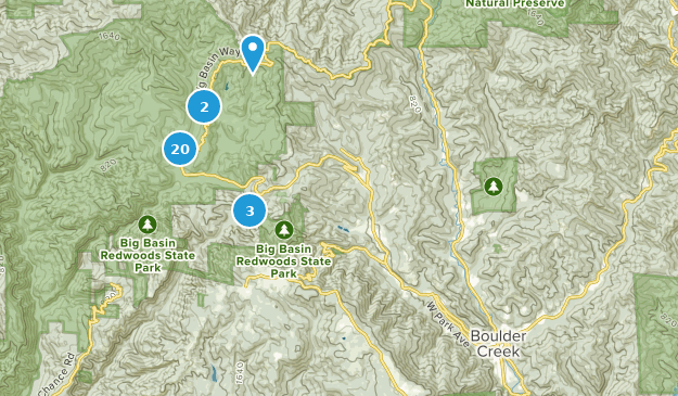 Boulder Creek, California Map