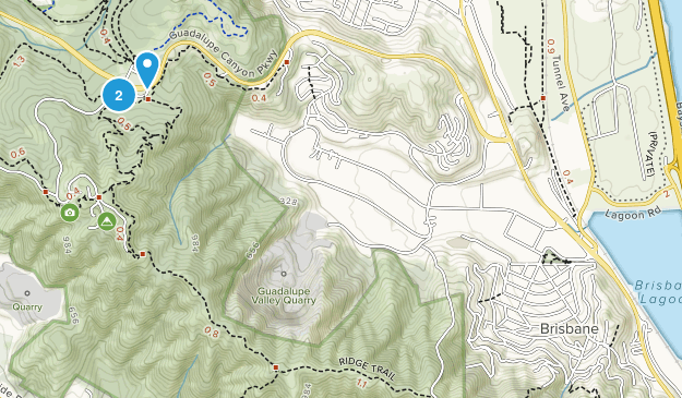 Brisbane, California Map