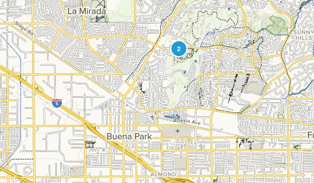 Buena Park, California Map