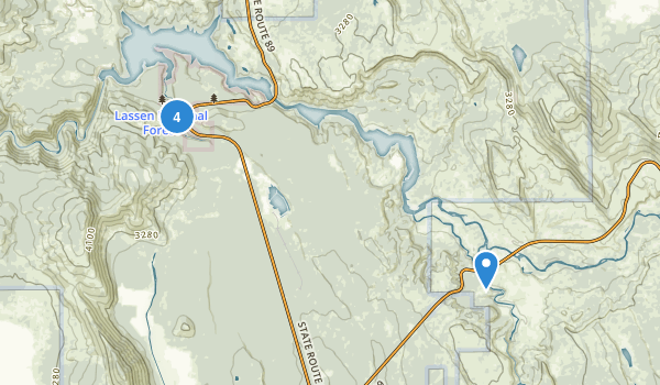 Burney, California Map