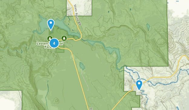 Burney, California Map