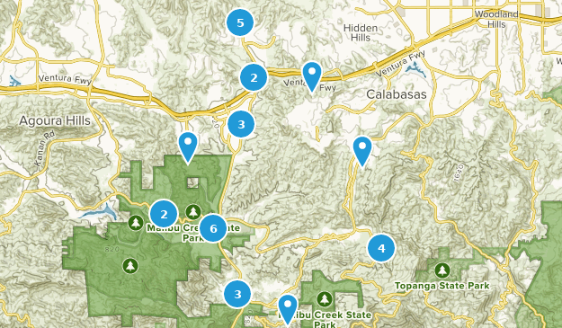 Calabasas, California Map