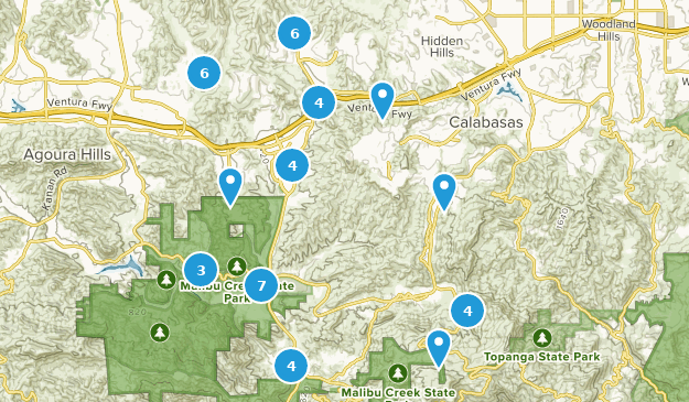 Calabasas, California Map
