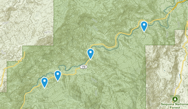 Caliente, California Map