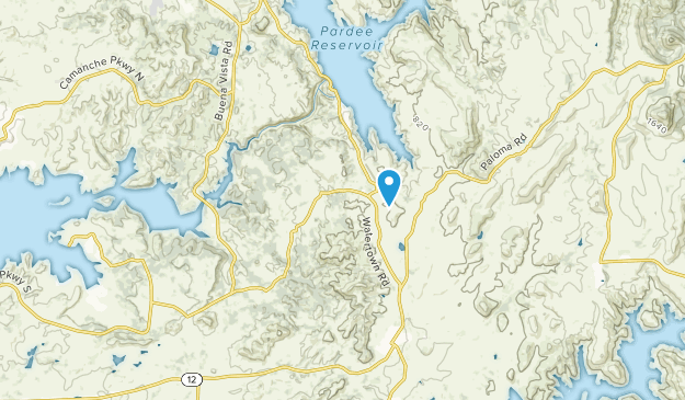 Campo Seco, California Map
