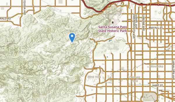 Canoga Park, California Map