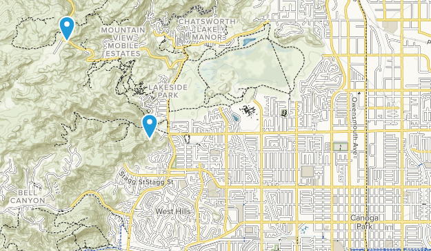 Canoga Park, California Map