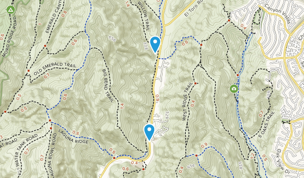 Canyon Acres, California Map