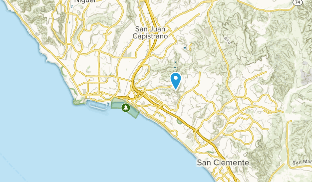 Capistrano Beach, California Map