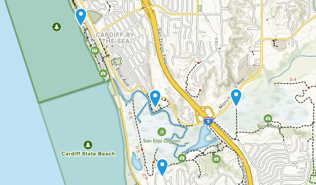 Cardiff-by-the-Sea, Californie Map