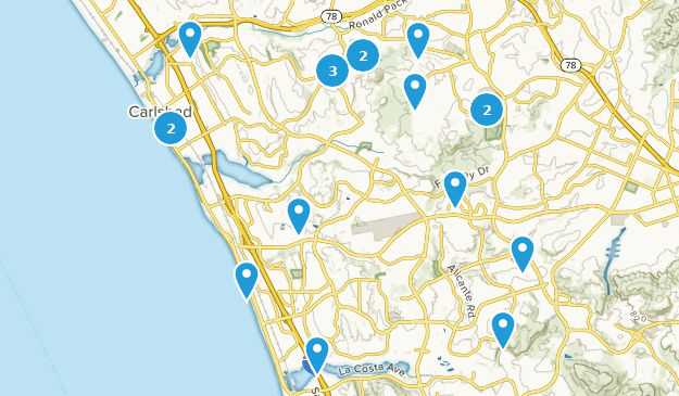 Carlsbad, California Map