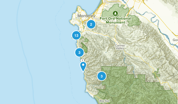 Carmel-by-the-Sea, California Map