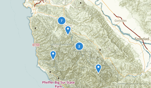Carmel Valley, California Map
