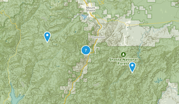 Castella, California Map