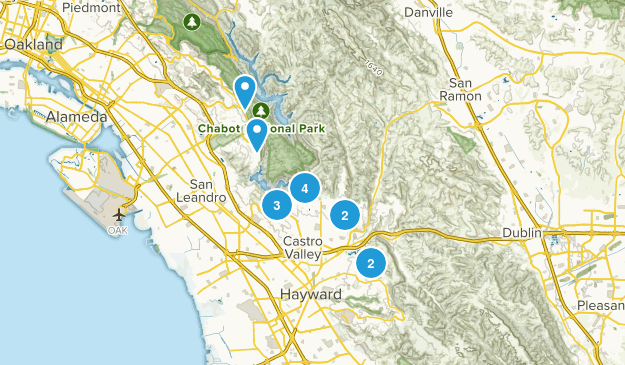 Castro Valley, California Map
