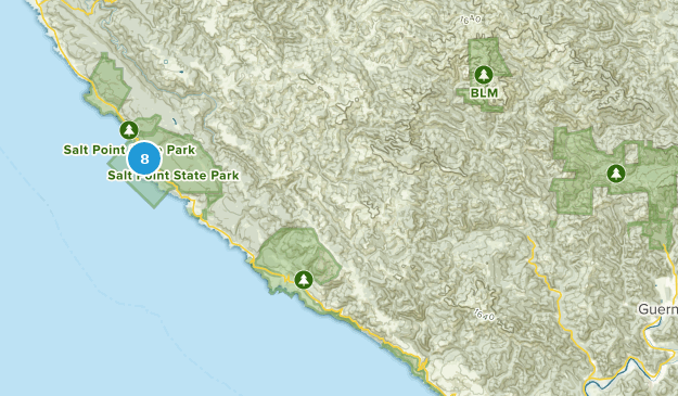 Cazadero, Californie Map