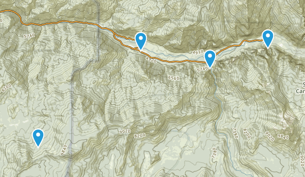 Cedar Grove, California Map