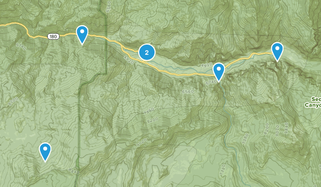 Cedar Grove, California Map