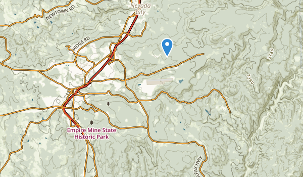 Cedar Ridge, California Map
