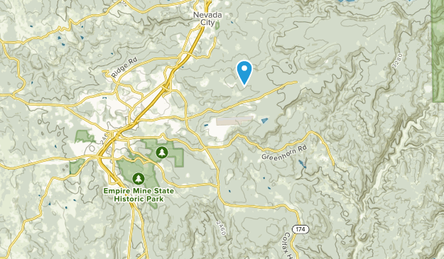 Cedar Ridge, California Map