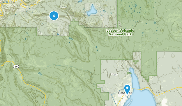 Chester, California Map