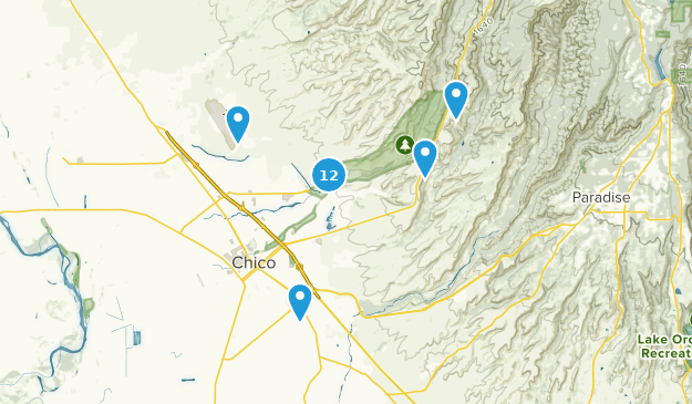 Chico, Kalifornien Map