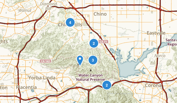 Chino Hills, California Map