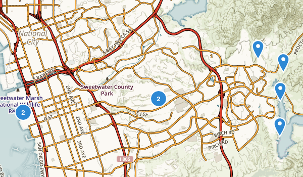Chula Vista, California Map