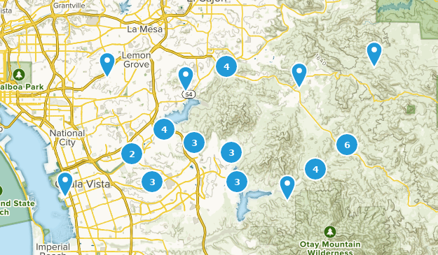 Chula Vista, Californie Map