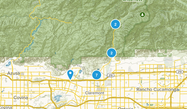 Claremont, California Map