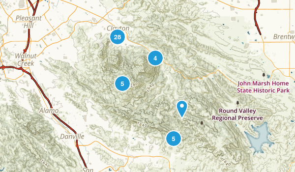 Clayton, California Map