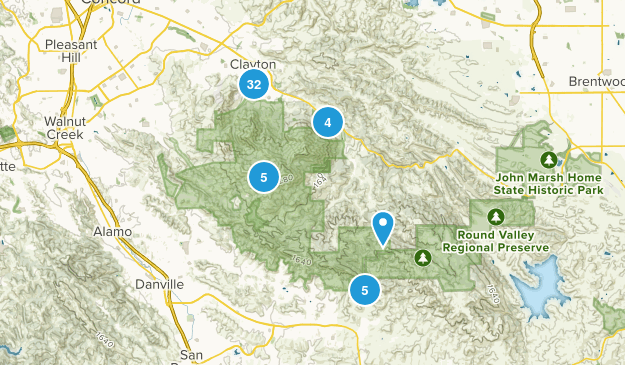 Clayton, California Map