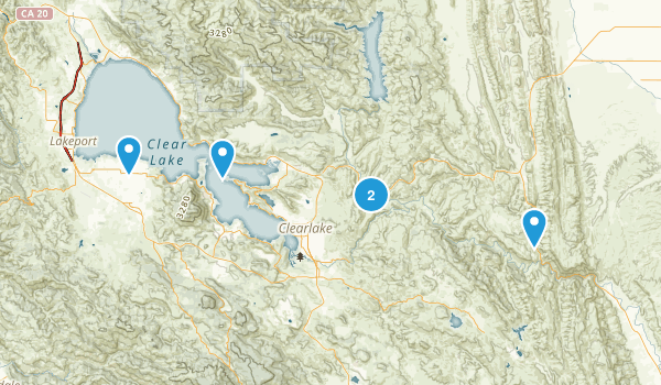 Clearlake, California Map