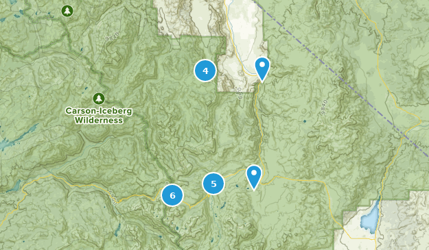 Coleville, Californie Map