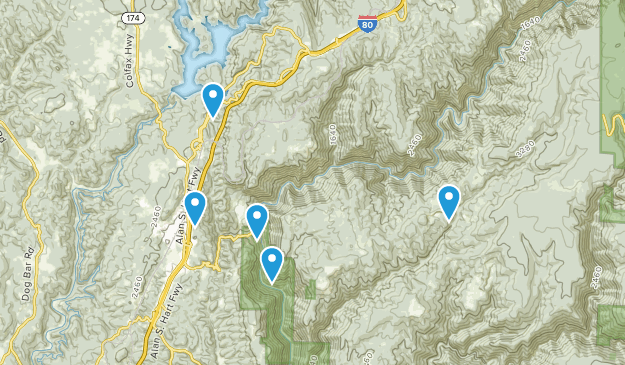 Colfax, Californie Map