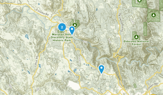 Coloma, California Map