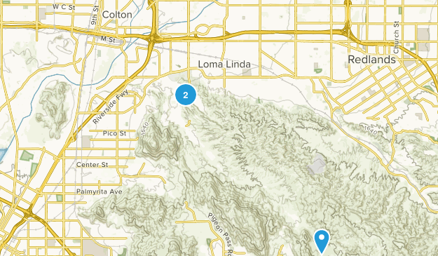 Colton, California Map