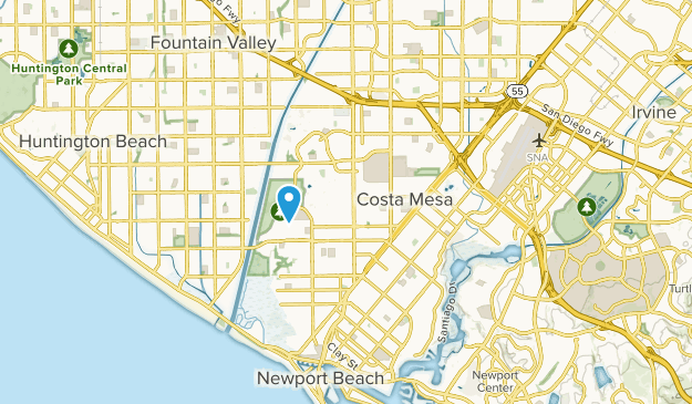 Costa Mesa, Californie Map