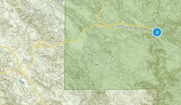 Coulterville, Californie Map