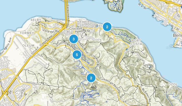 Crockett, Kalifornien Map