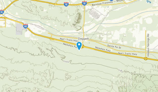 Daggett, California Map