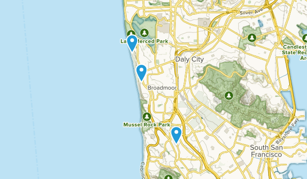 Daly City, California Map