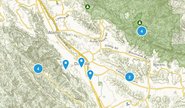 Danville, California Map